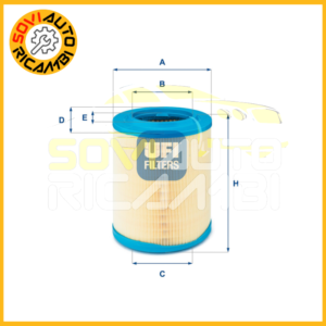 UFI FILTRO ARIA 27.606.00