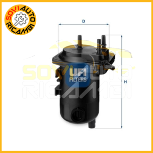 UFI FILTRO CARBURANTE 24.013.00